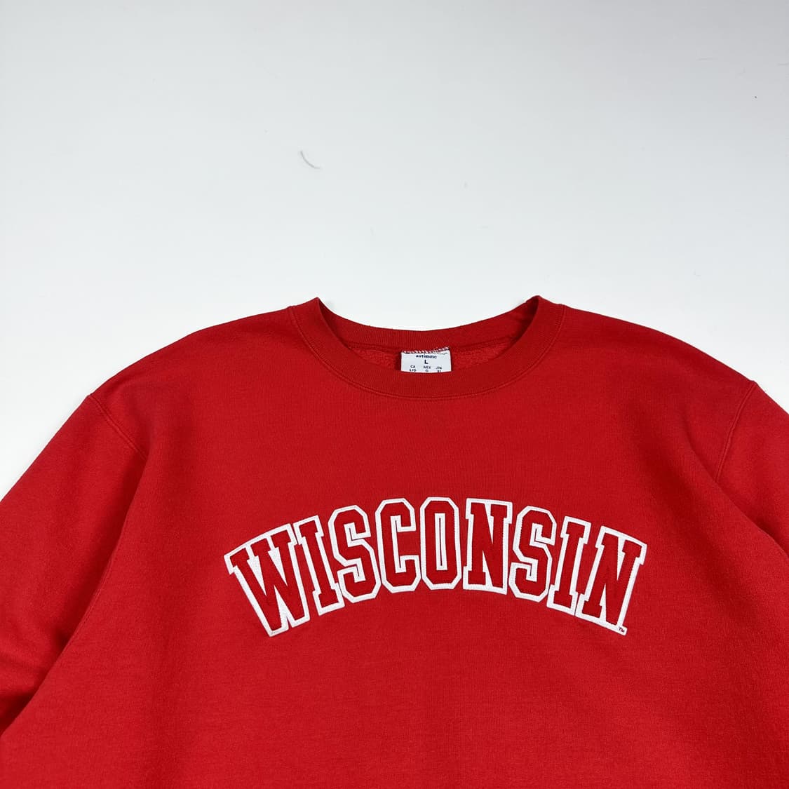챔피온 칼리지 위스콘신 레드 맨투맨 (L) 상품이미지1