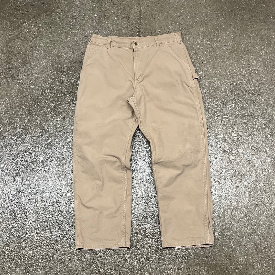 00s Carhartt 플란넬 라인드 카펜터 팬츠 (32“) 상품이미지2