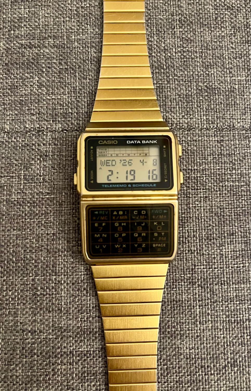 Casio 카시오 데이터뱅크 골드 DBC-610 상품이미지2