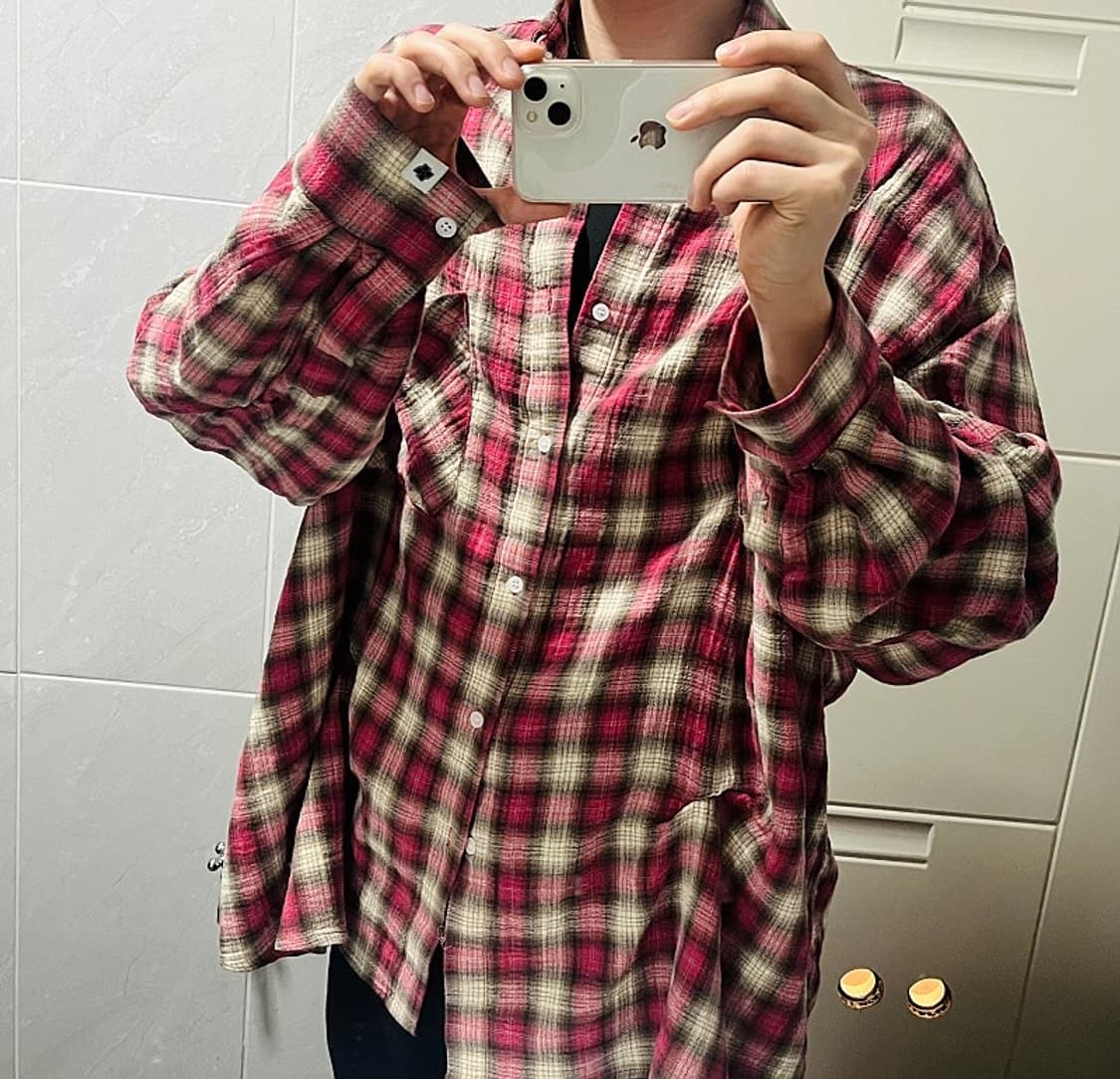 노쿨러스 체크셔츠 바이트 체리 2 상품이미지1