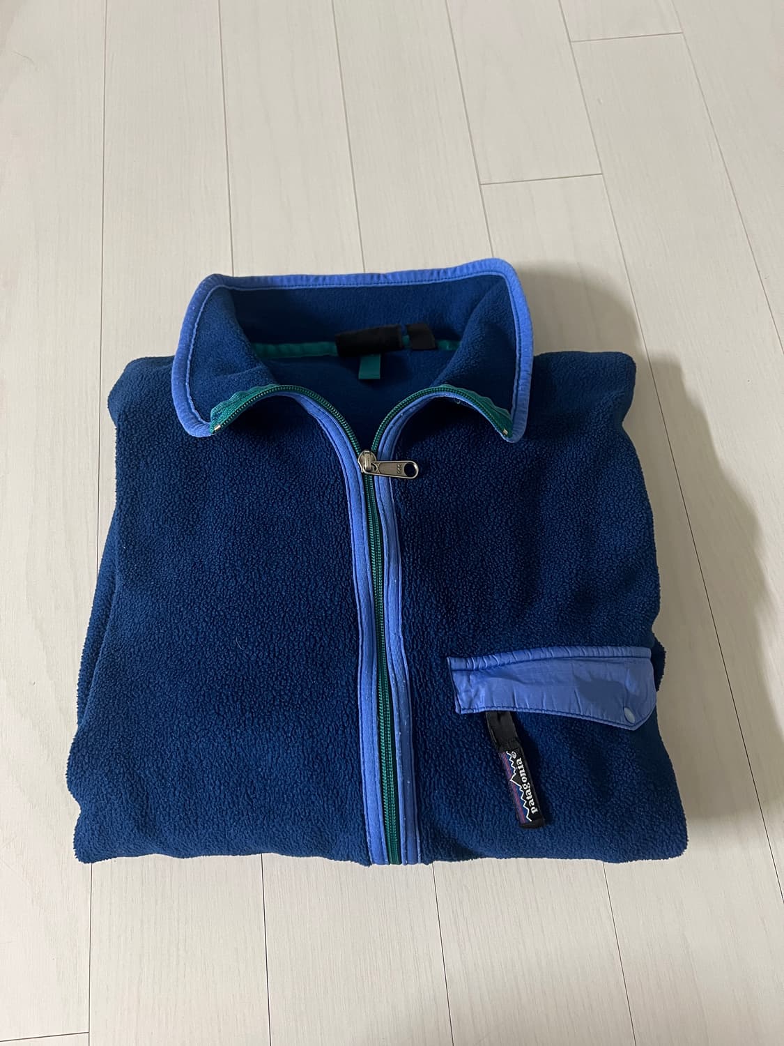 90s 파타고니아 하프집업 플리스 L사이즈 판매 상품이미지2