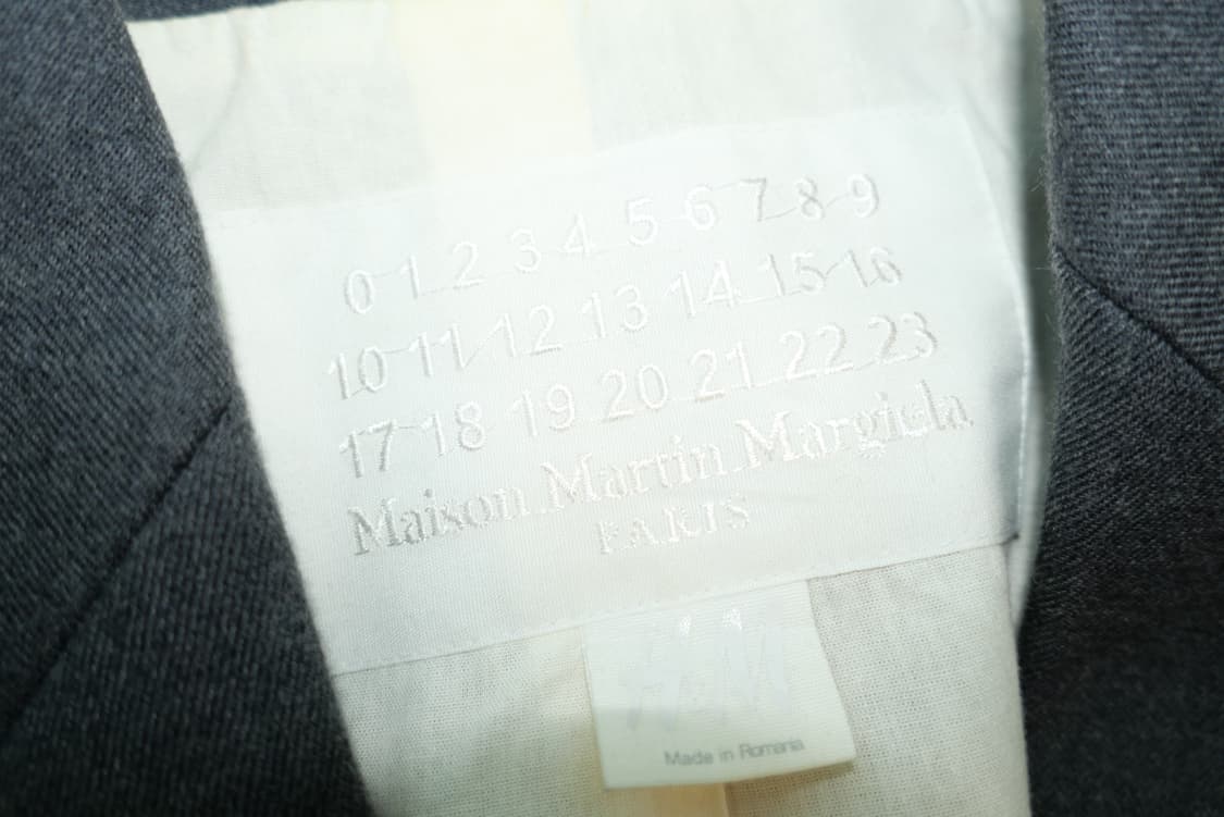 2012 H&M 메종 마르지엘라 페이크 울 블레이저 46 상품이미지4