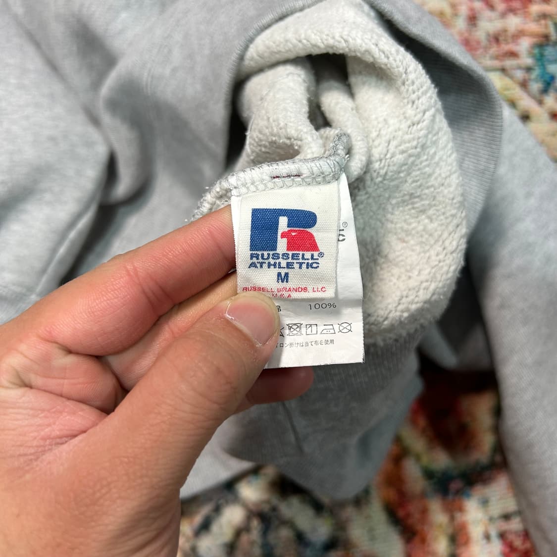 [M] 러셀X블루블루 재팬 크롭 후드티 상품이미지8