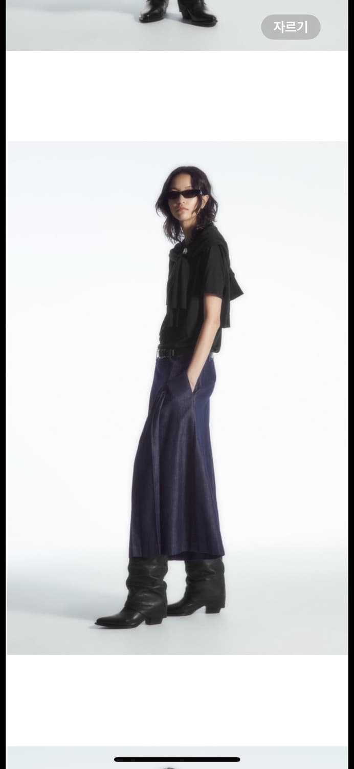 COS 코스 테일러드 데님 스커트 34 상품이미지2