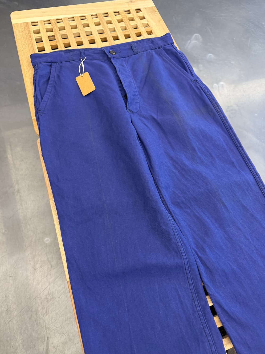 WASHED PURPLE NAVY OLD VINTAGE 프렌치워크팬츠 상품이미지5