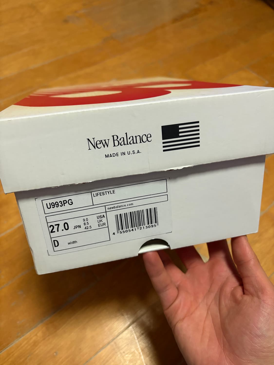 뉴발란스 993 퍼플 u993pg 일본택 새상품 상품이미지5