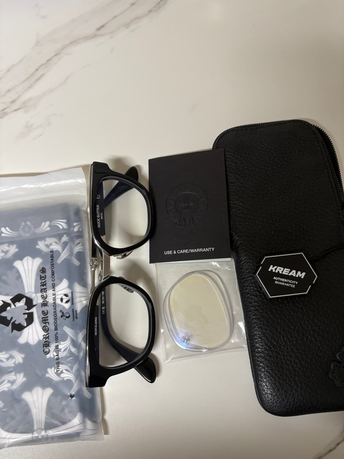 크롬하츠 안경 덕버터 블랙/실버 상품이미지1