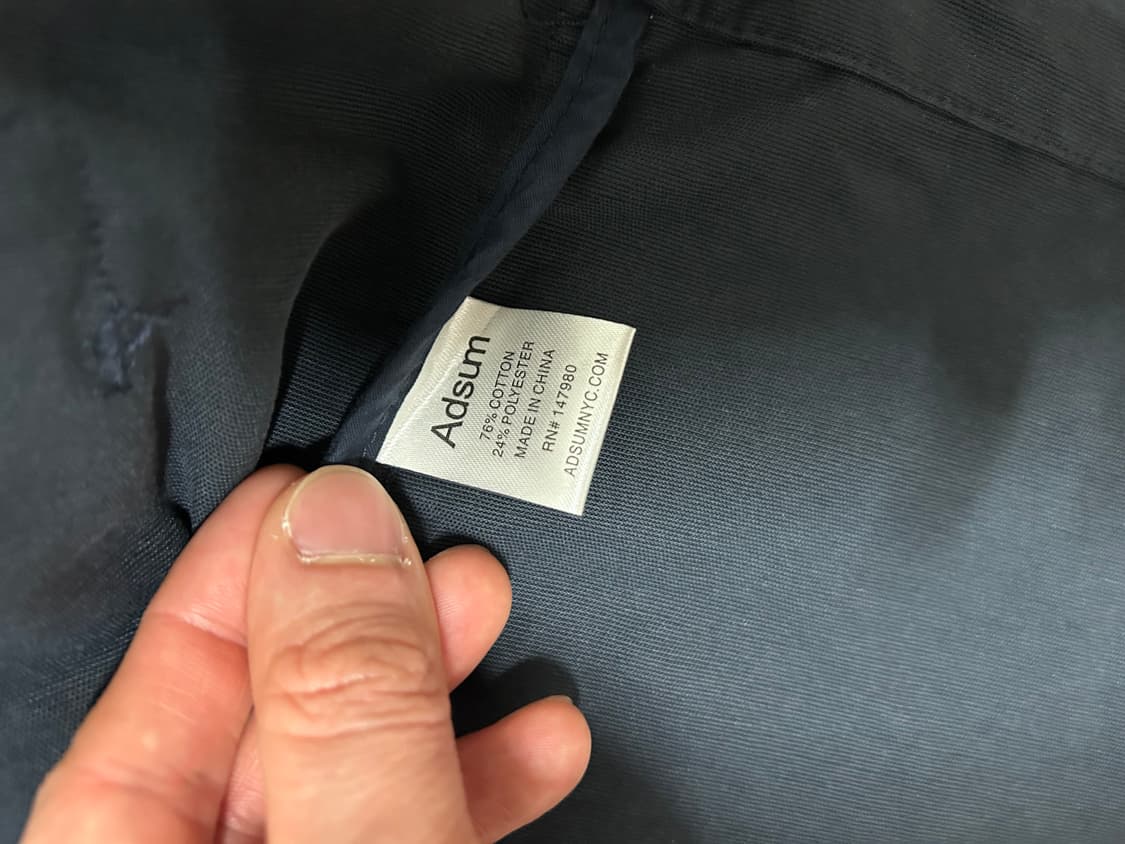 ADSUM 애드섬 HIGGIE 자켓 네이비 M 상품이미지6