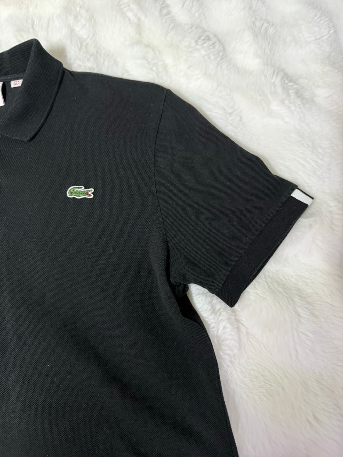 [L] 라코스테 라이브 반팔 폴로 블랙 상품이미지3