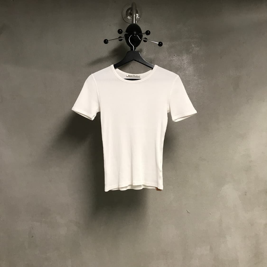 아크네 스튜디오 화이트 반팔 티셔츠 XS(W) 상품이미지1