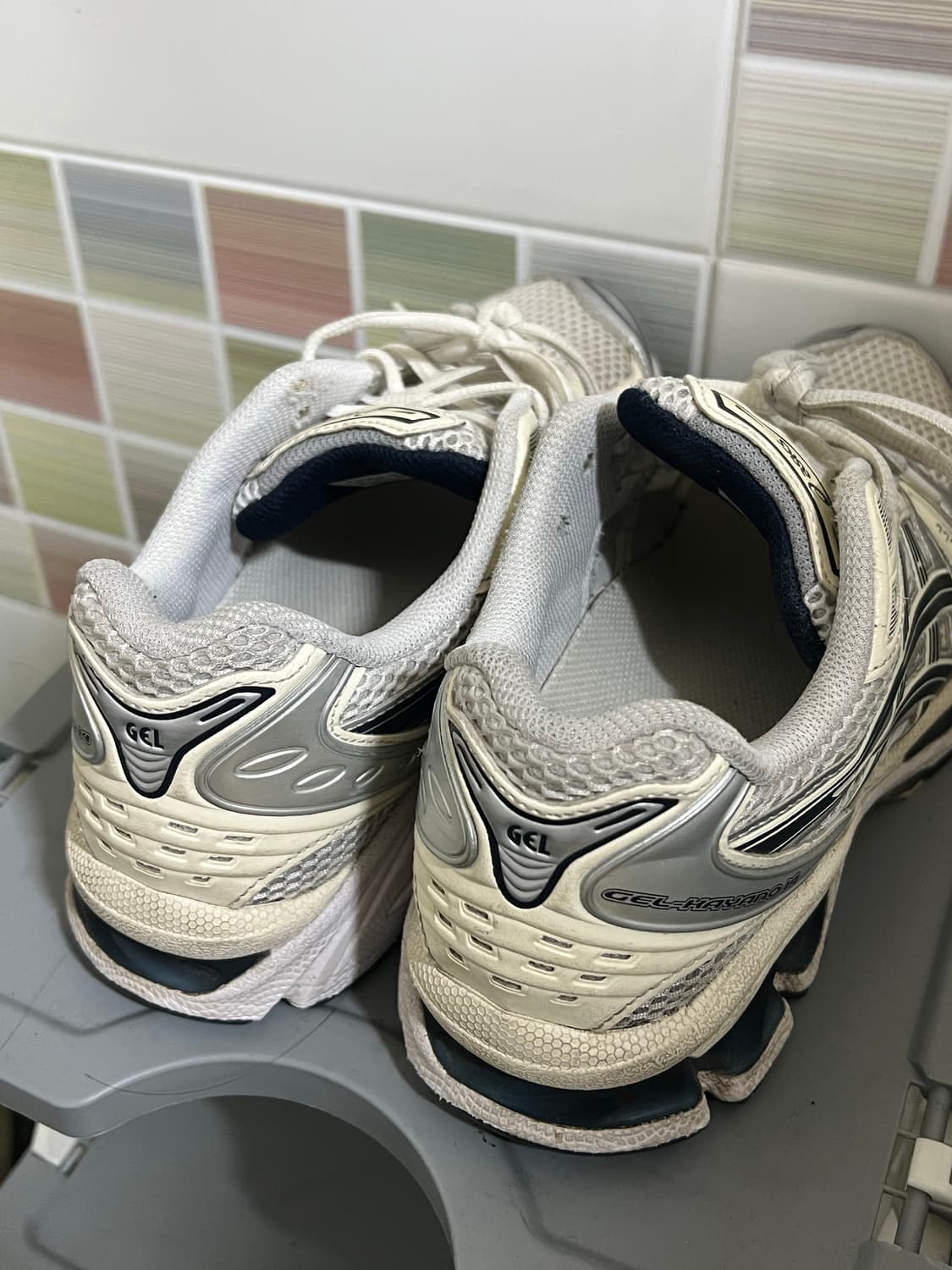 아식스 젤카야노 14 화이트 미드나잇 250 상품이미지5