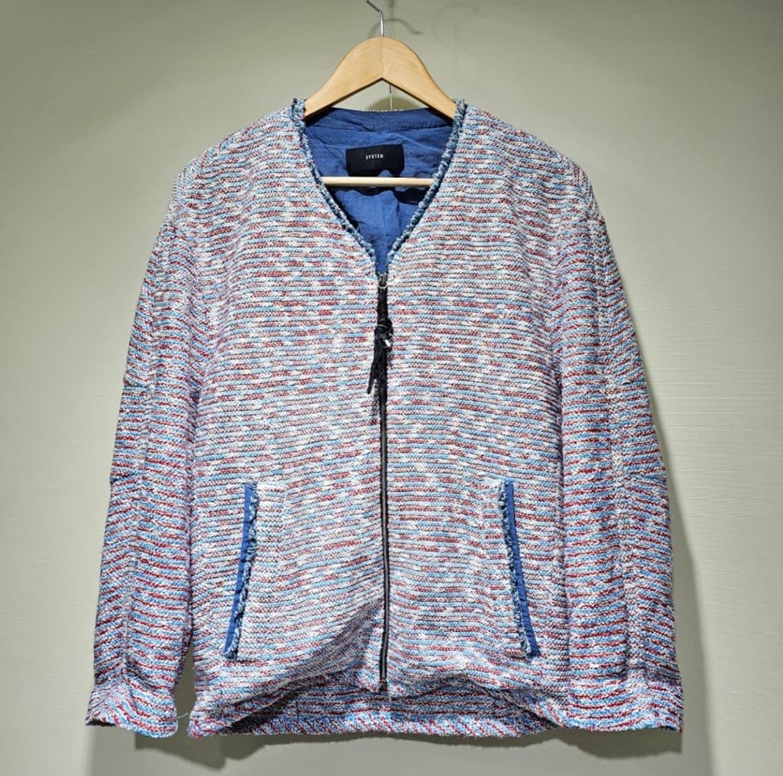 시스템 트위드 재킷 상품이미지1