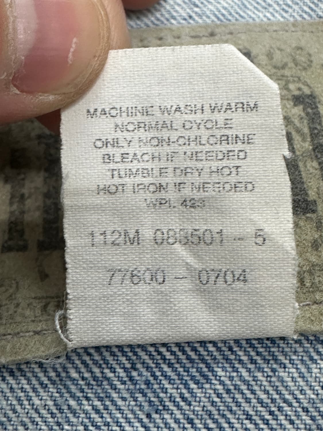 00s 리바이스 실버탭  91-B 데님 자켓 L 상품이미지9