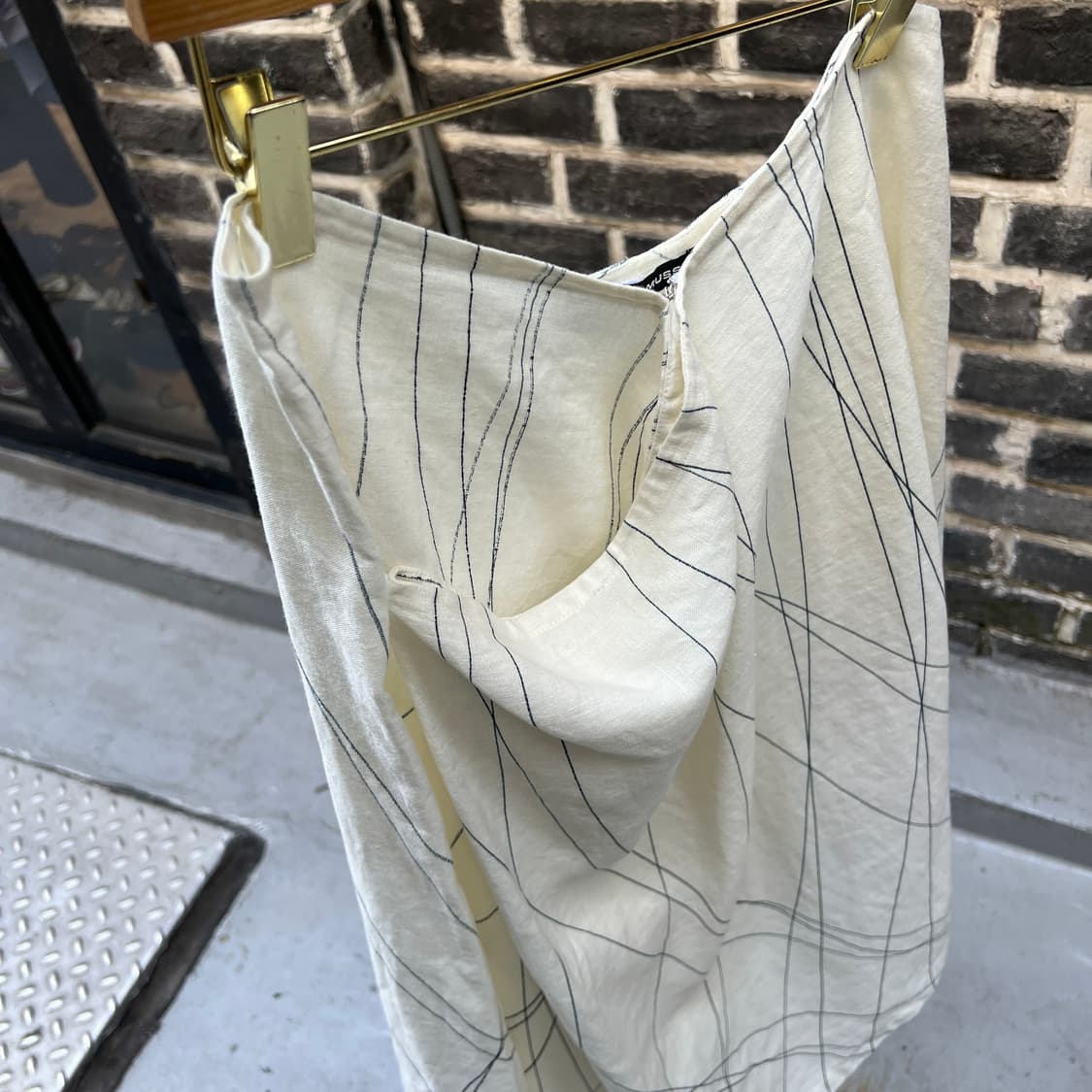 ROBERTO MUSSO 아방가르드 린넨 스커트 상품이미지5