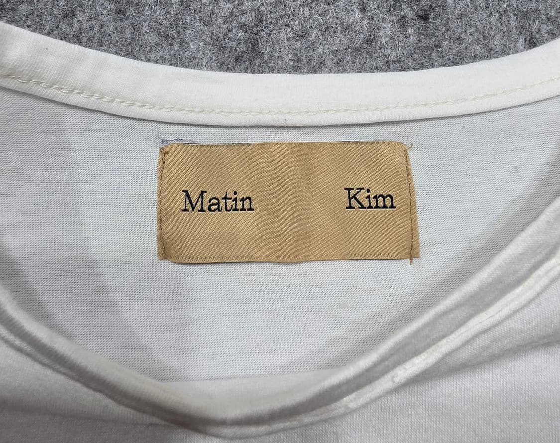 마뗑킴 스펠로고 크롭 반팔티 F 상품이미지4