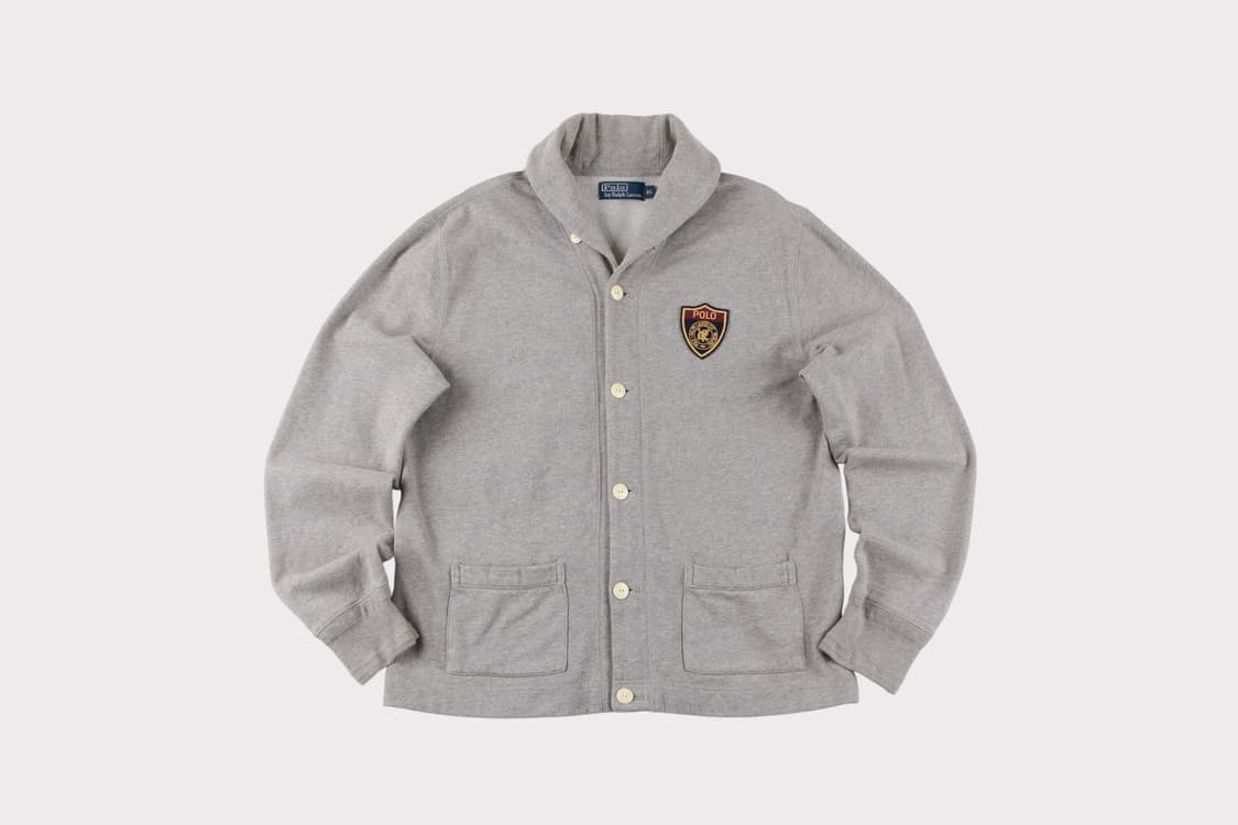 [XL] 폴로 랄프로렌 패치로고 숄카라 가디건 상품이미지1