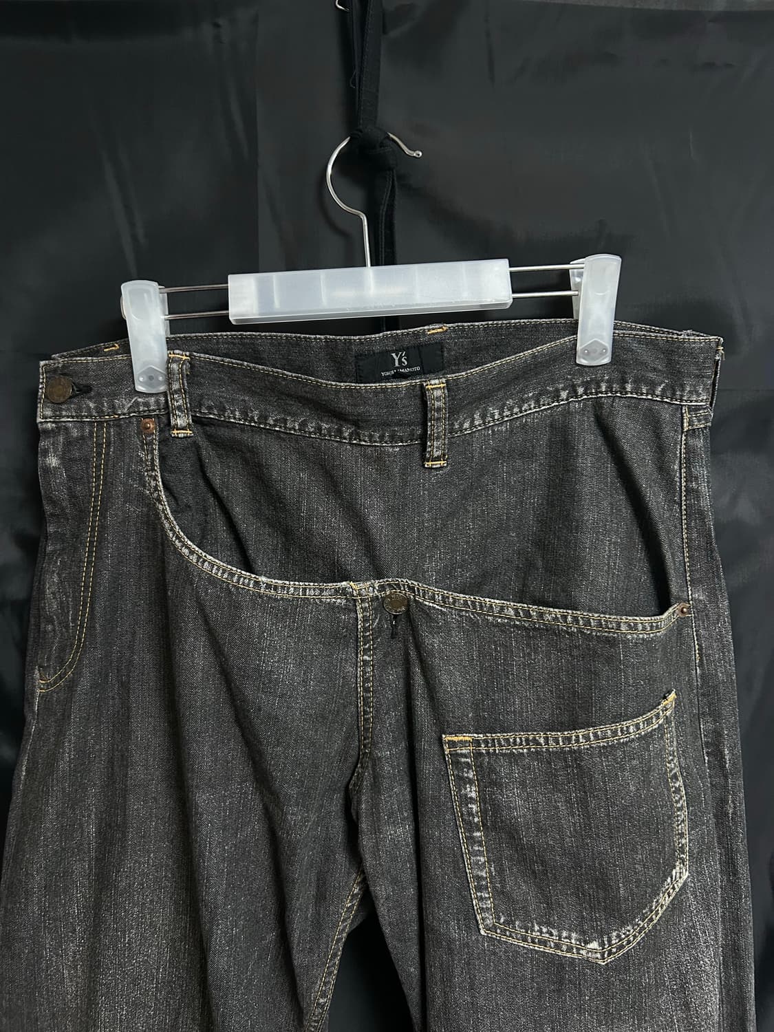 요지야마모토 비대칭 데님 상품이미지2