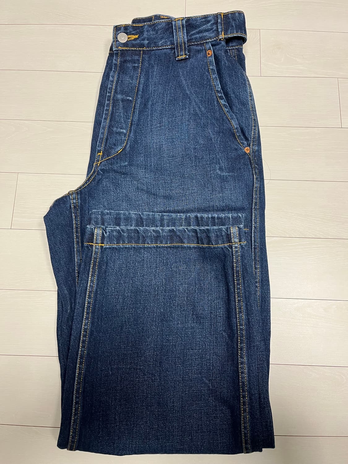 [도큐먼트]DENIM PAINTER PANTS(INDIGO)_S size 상품이미지8