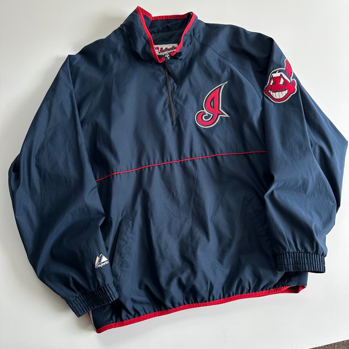 Majestic 마제스틱 mlb 클리브랜드 인디언 우븐 웜업 상품이미지1