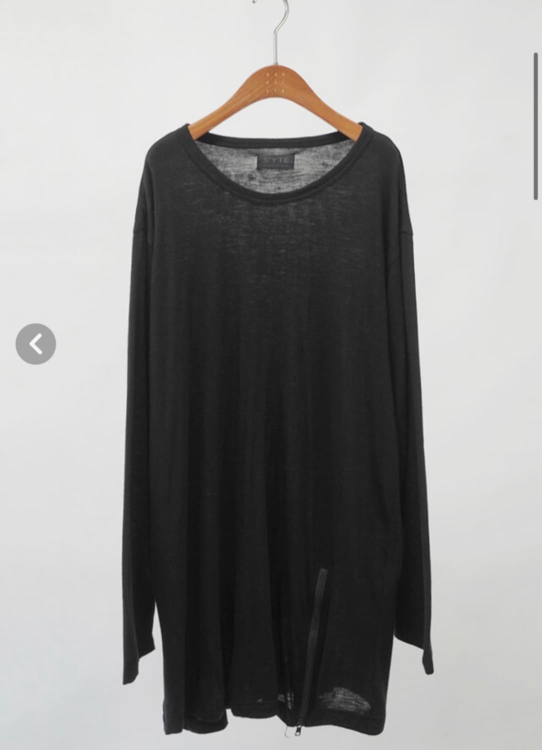 S'YTE 요지 아먀모토 롱 탑 상품이미지1