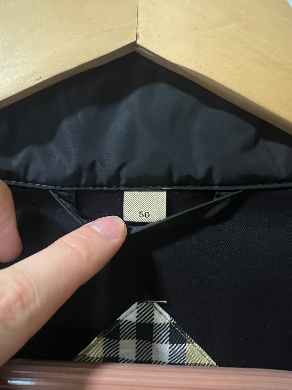 버버리 블루종 블랙 국내매장판 50 상품이미지5