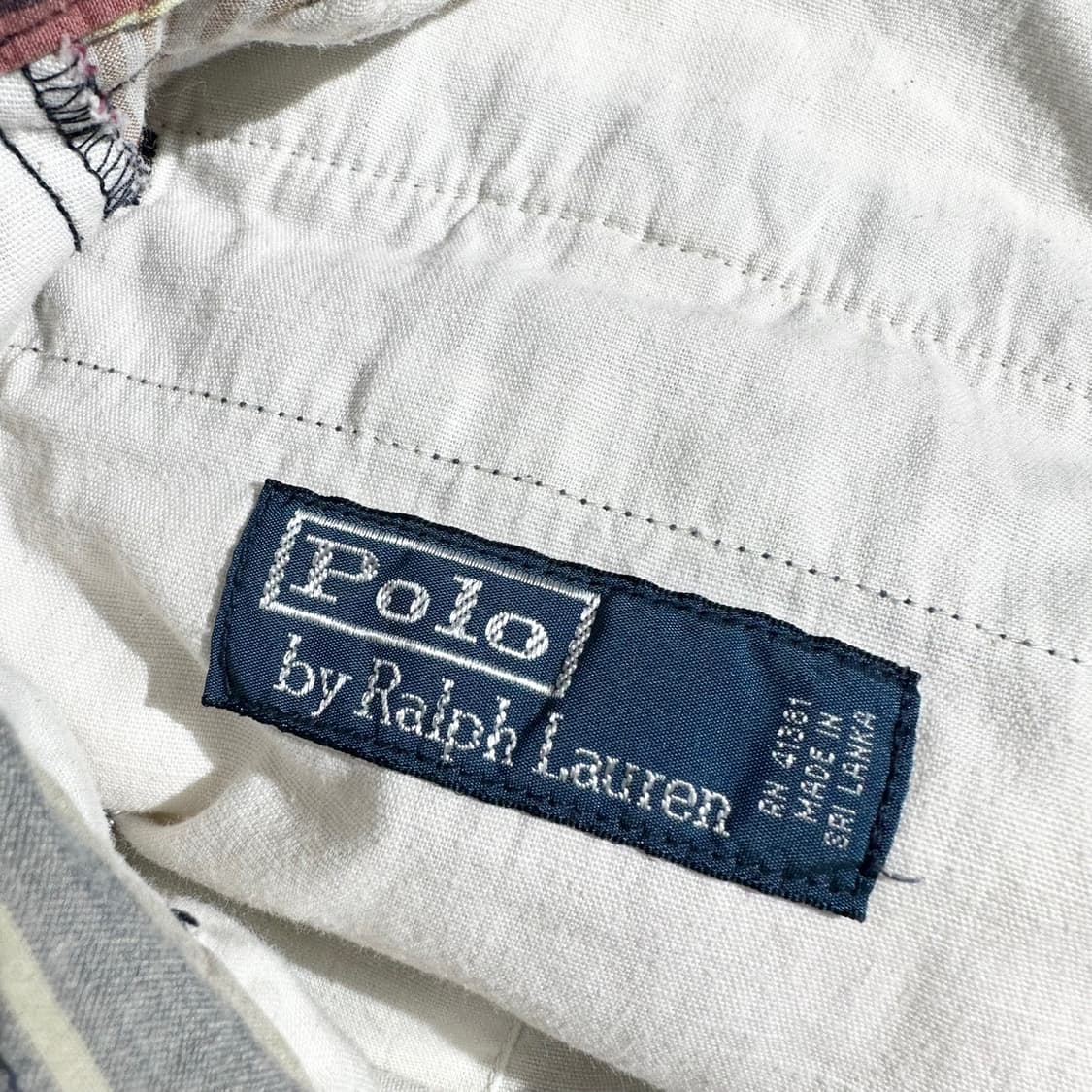 폴로 랄프로렌 마드라스 체크 패치워크 하프 팬츠 반바지 상품이미지6