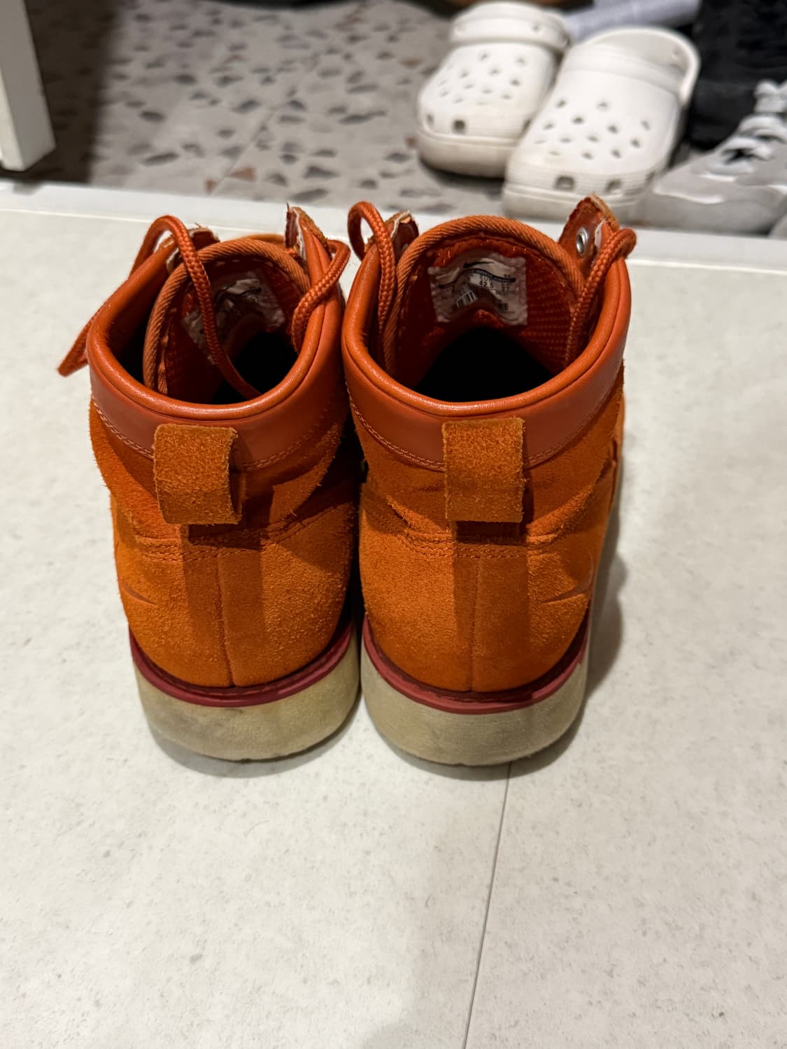 나이키 킹맨 레더 부츠 오렌지 280 상품이미지3