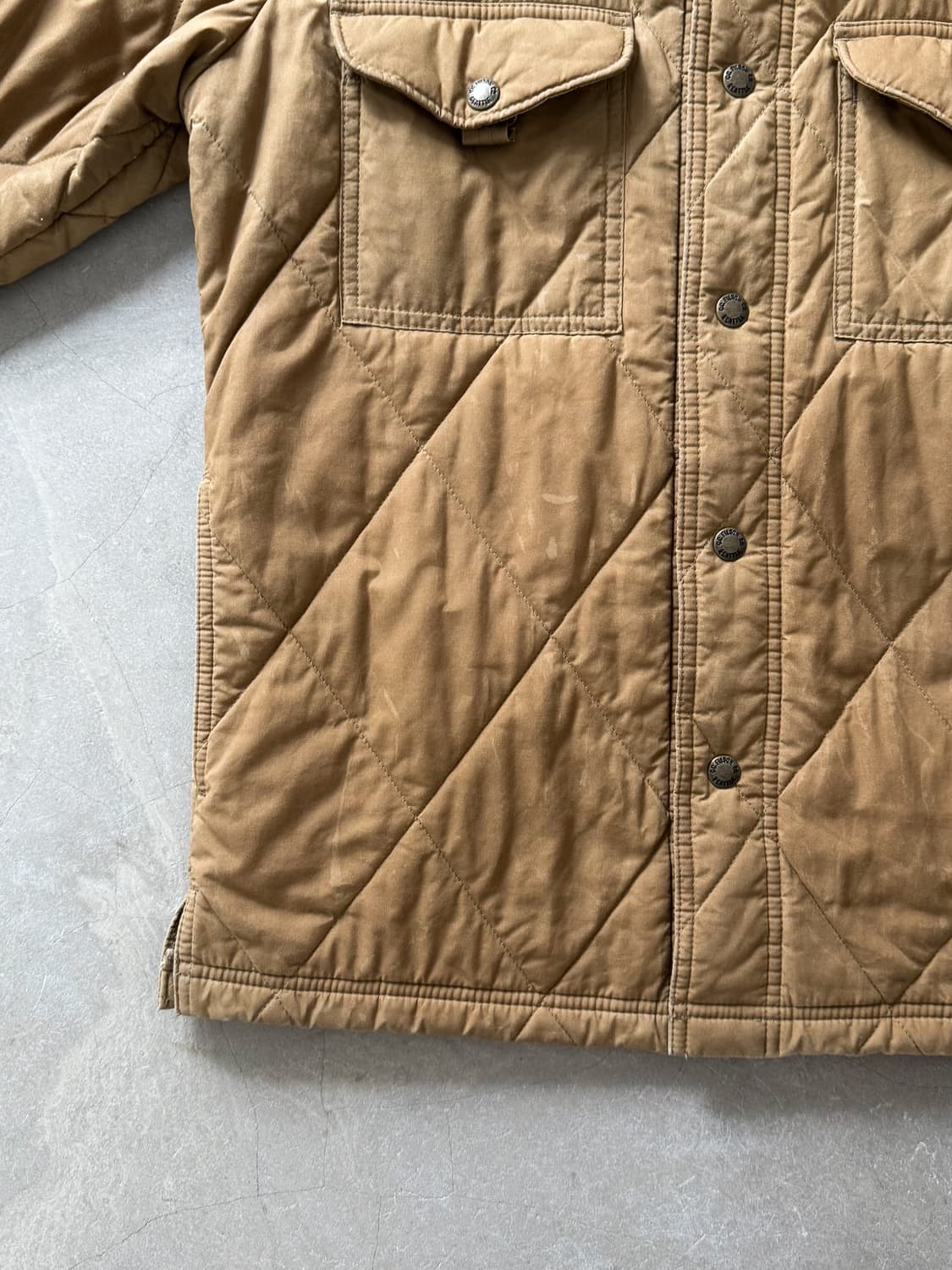 Filson Hyder Quilted Tan Waxed Jacket 상품이미지4