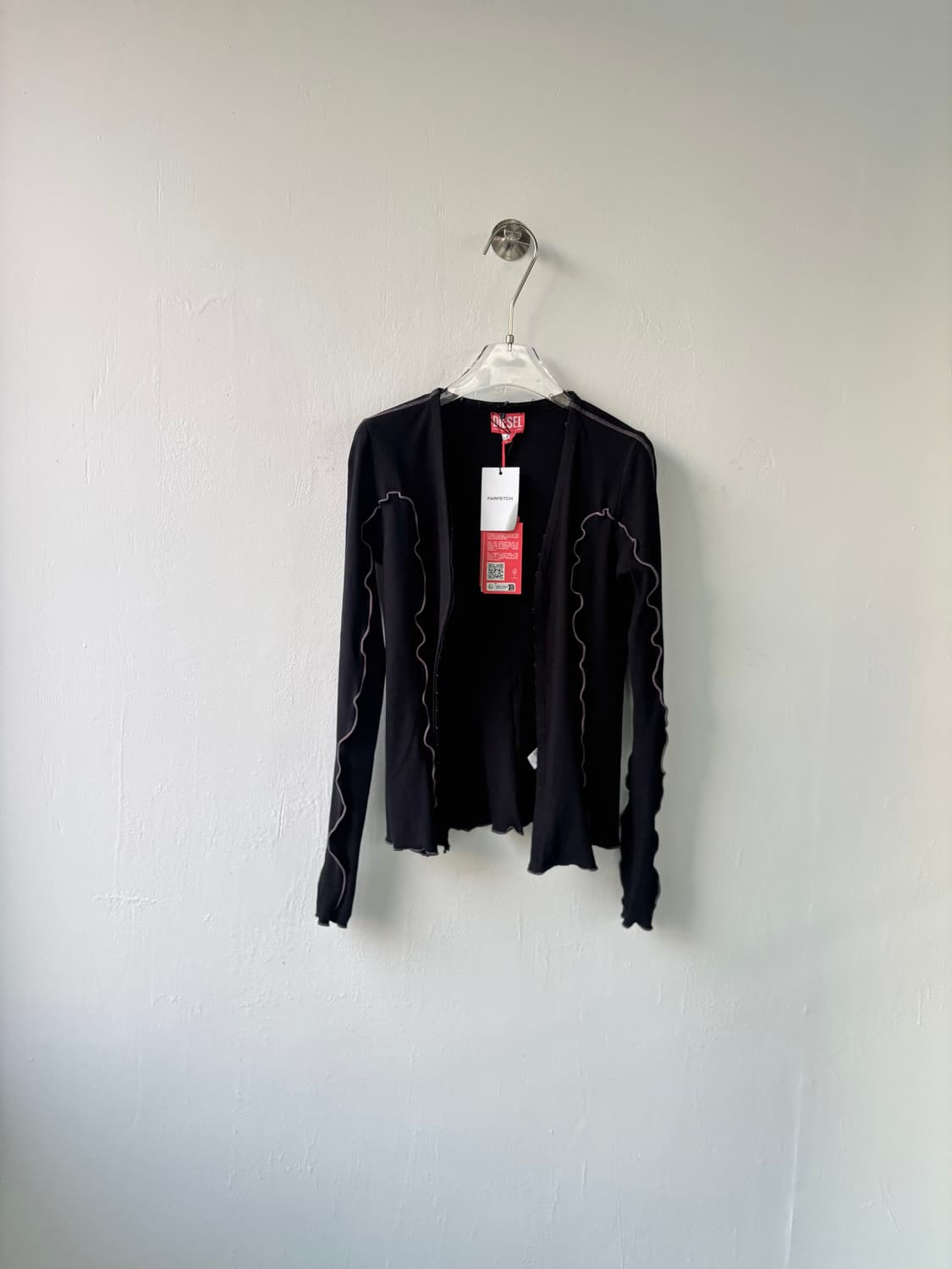 디젤 웨이브 심 후크 가디건 상품이미지7