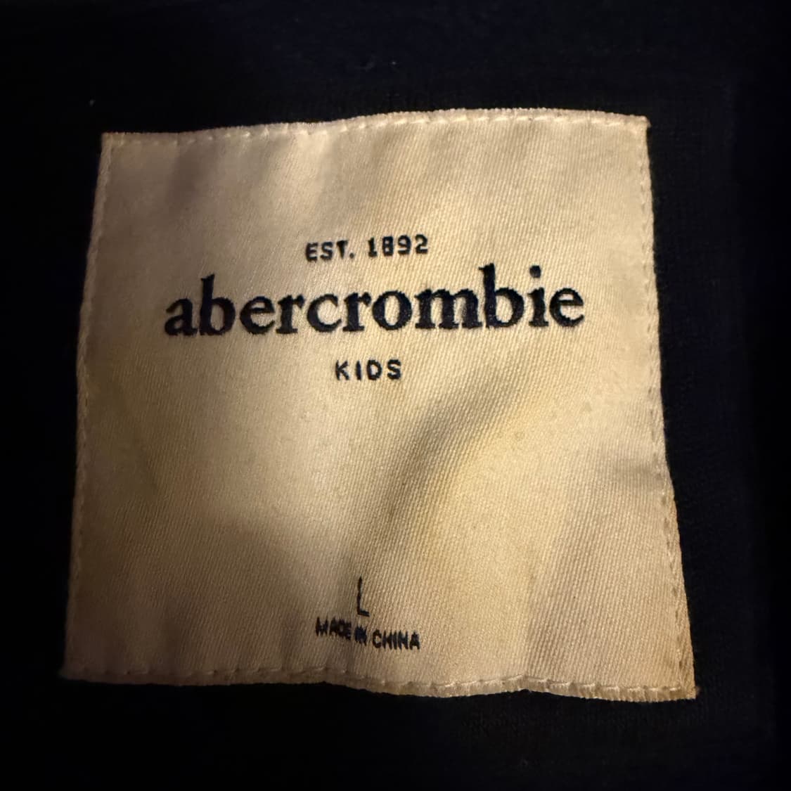 대장템 아베크롬비 네이비 후드집업 L 상품이미지3