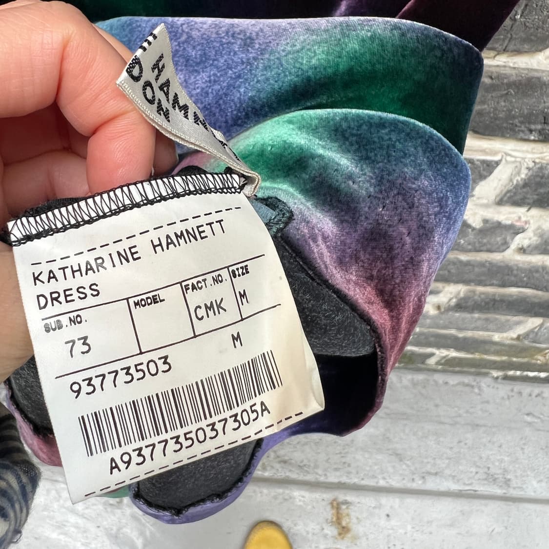 캐서린햄넷 오로라 벨벳 원피스 상품이미지7