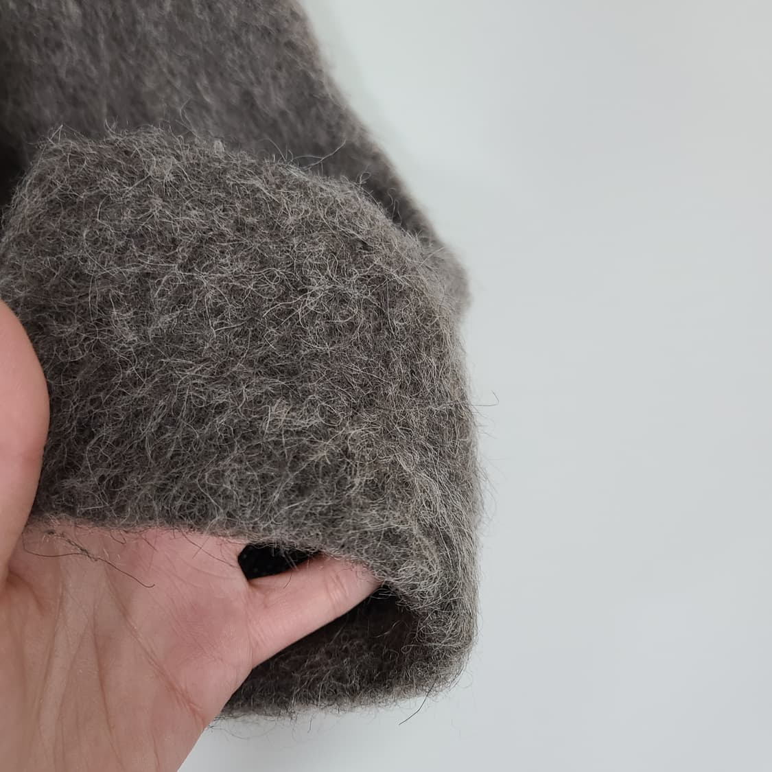 아워레가시 가디건 몰 모헤어 그레이 48 상품이미지3