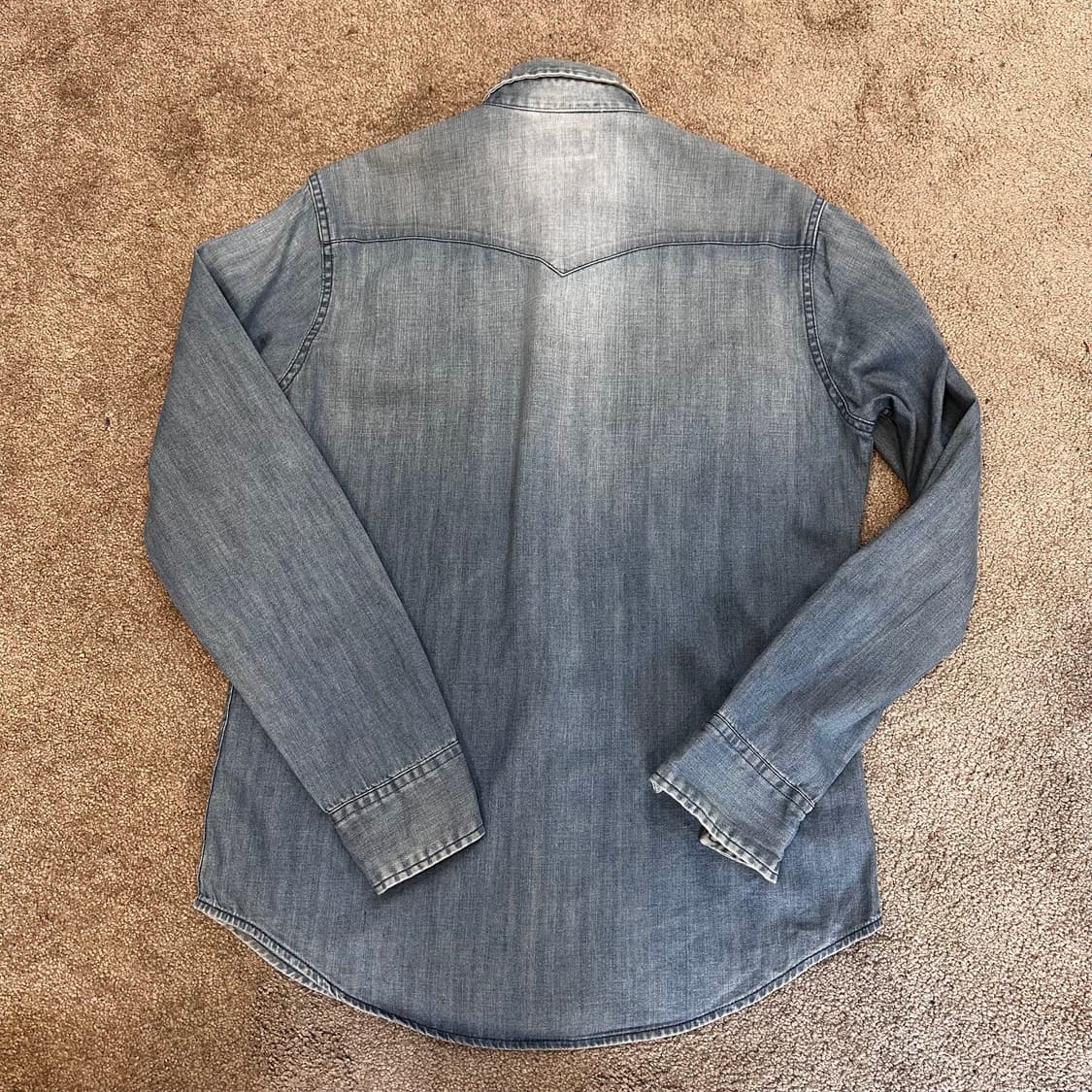 리바이스 라이트 데님 웨스턴 셔츠M 상품이미지6