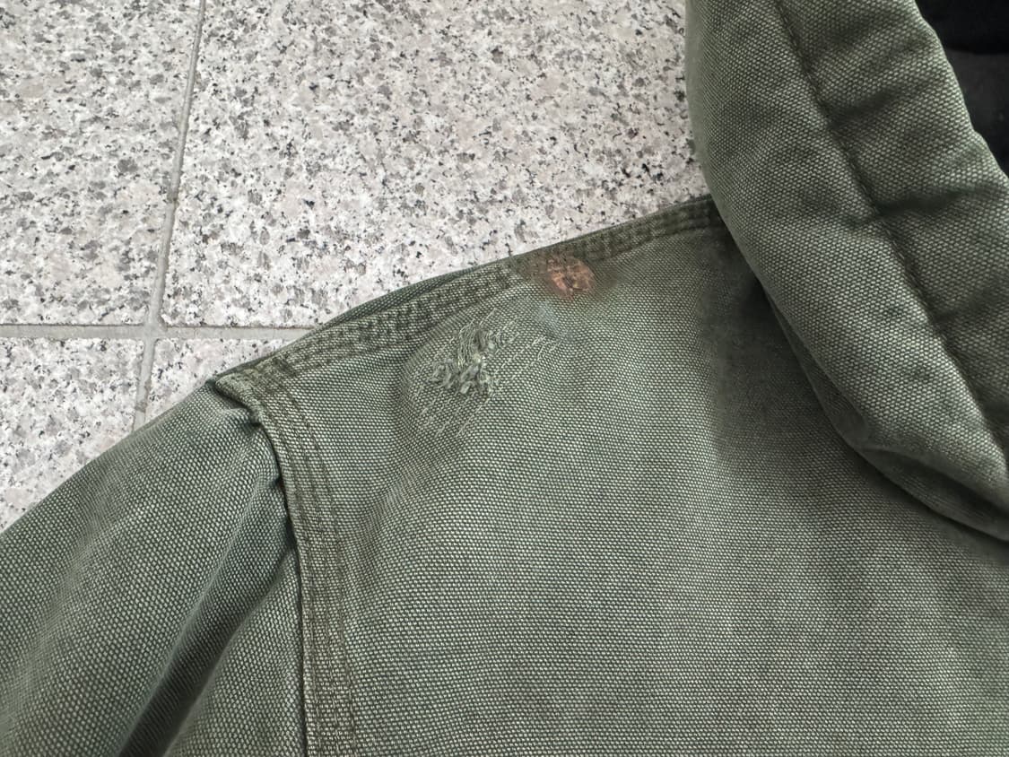 [M] 칼하트 j130-211 후드 집업 자켓 카키 그린 상품이미지4