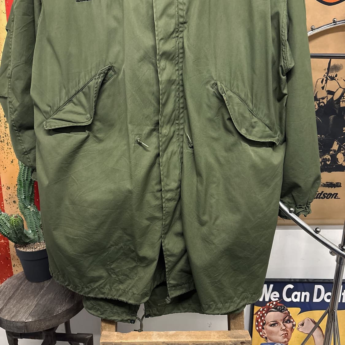 60s 오리지널 U.S. ARMY M-65 피쉬테일 파카 N431 상품이미지4