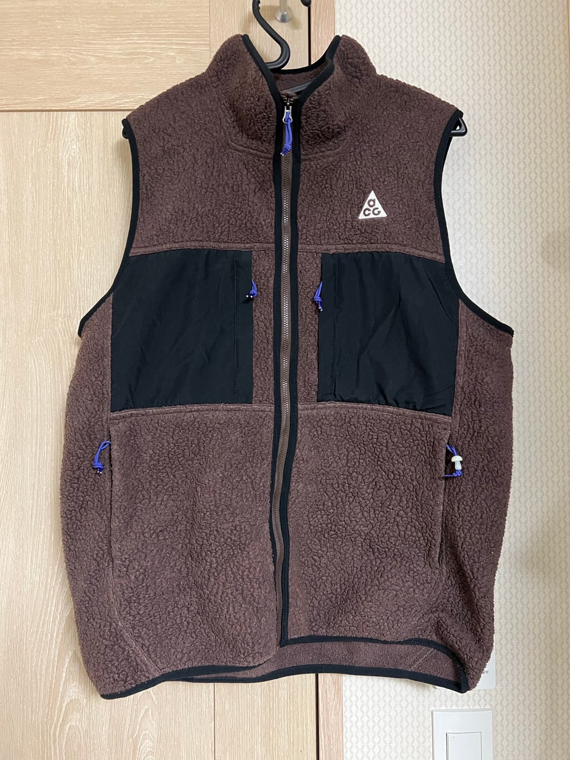 나이키 acg 플리스 후리스 베스트 조끼 브라운 상품이미지1