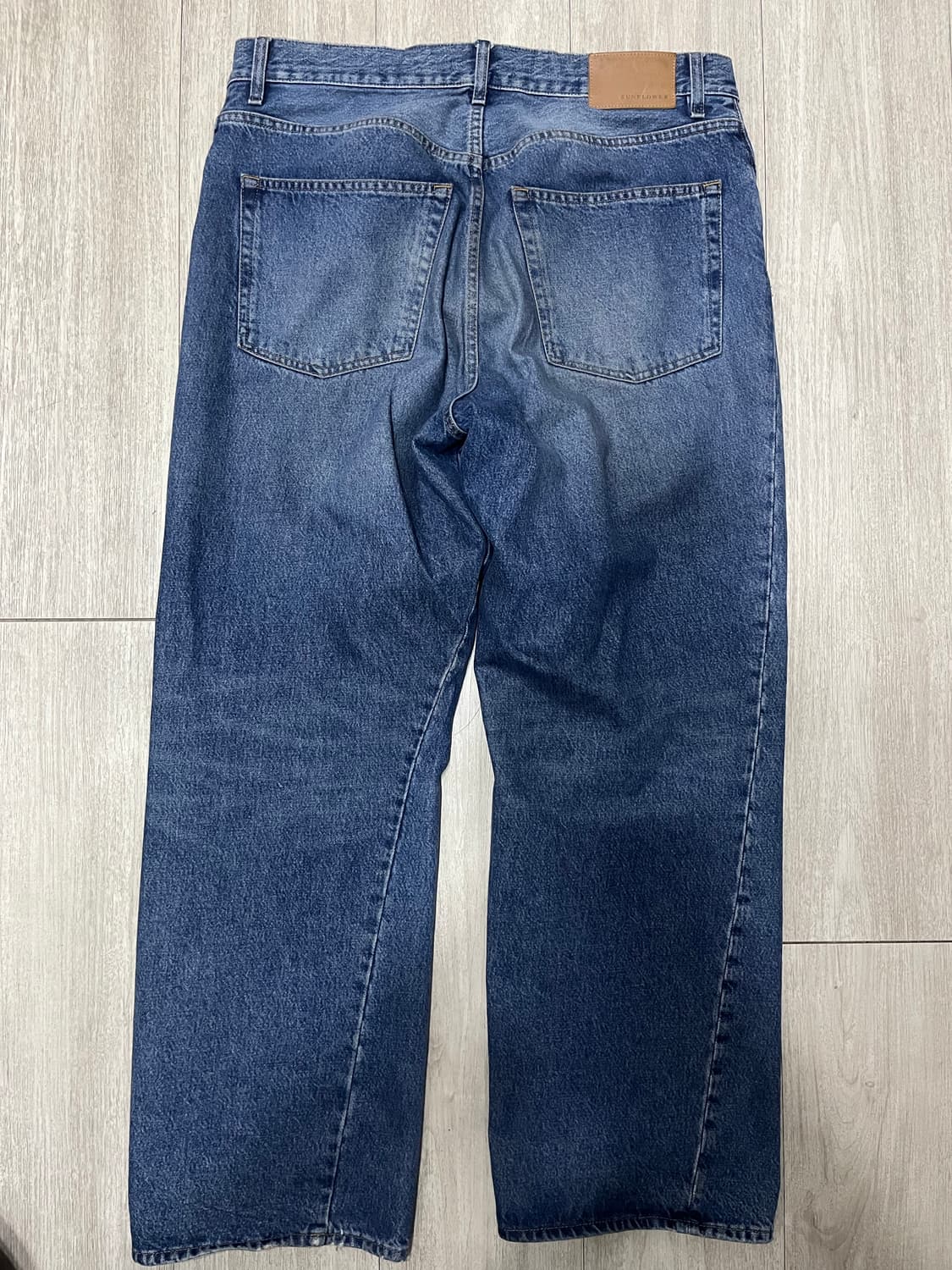 선플라워 와이드 트위스트 미드 블루 34 x 32 상품이미지2