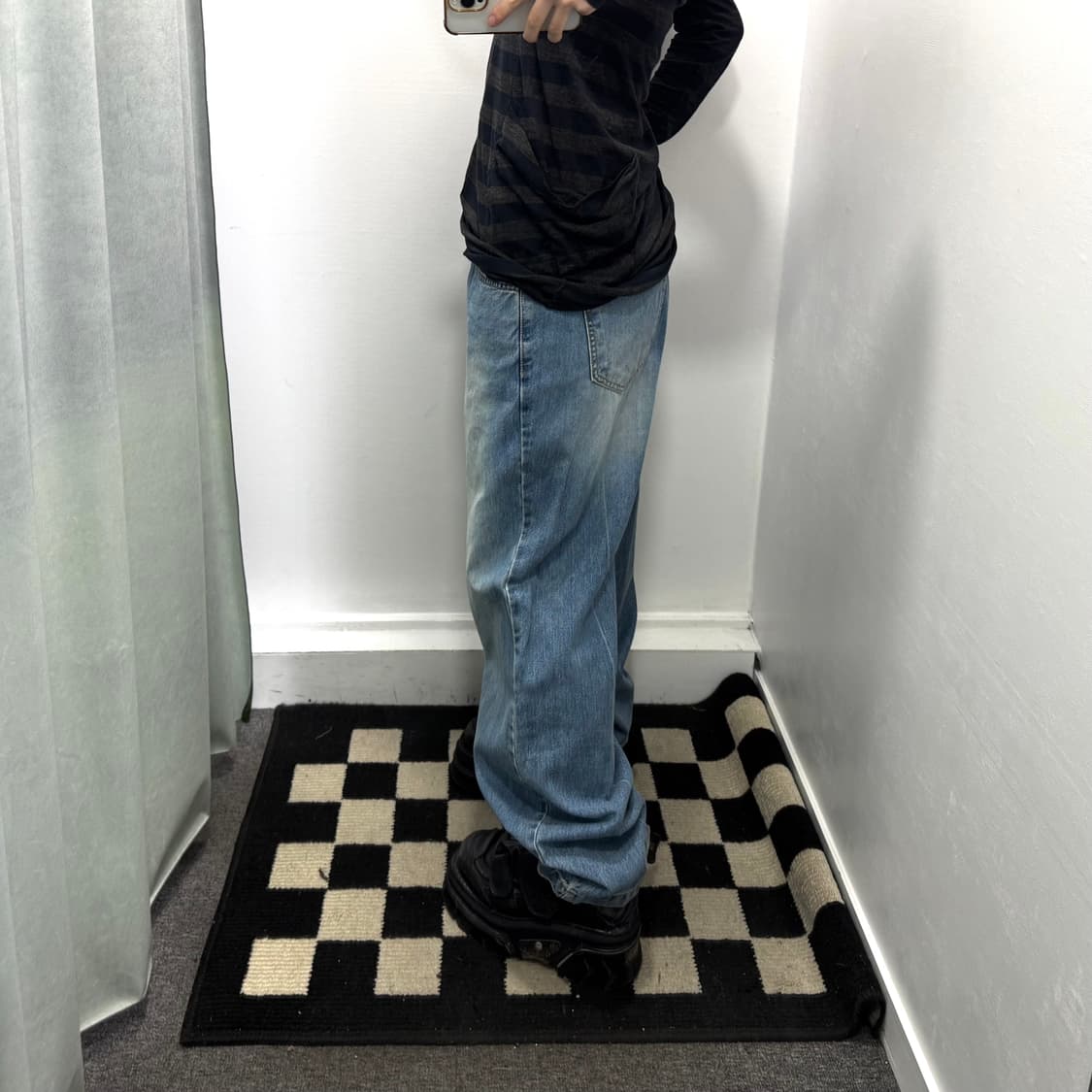 Basic in bottle 중청 데님 팬츠 상품이미지2