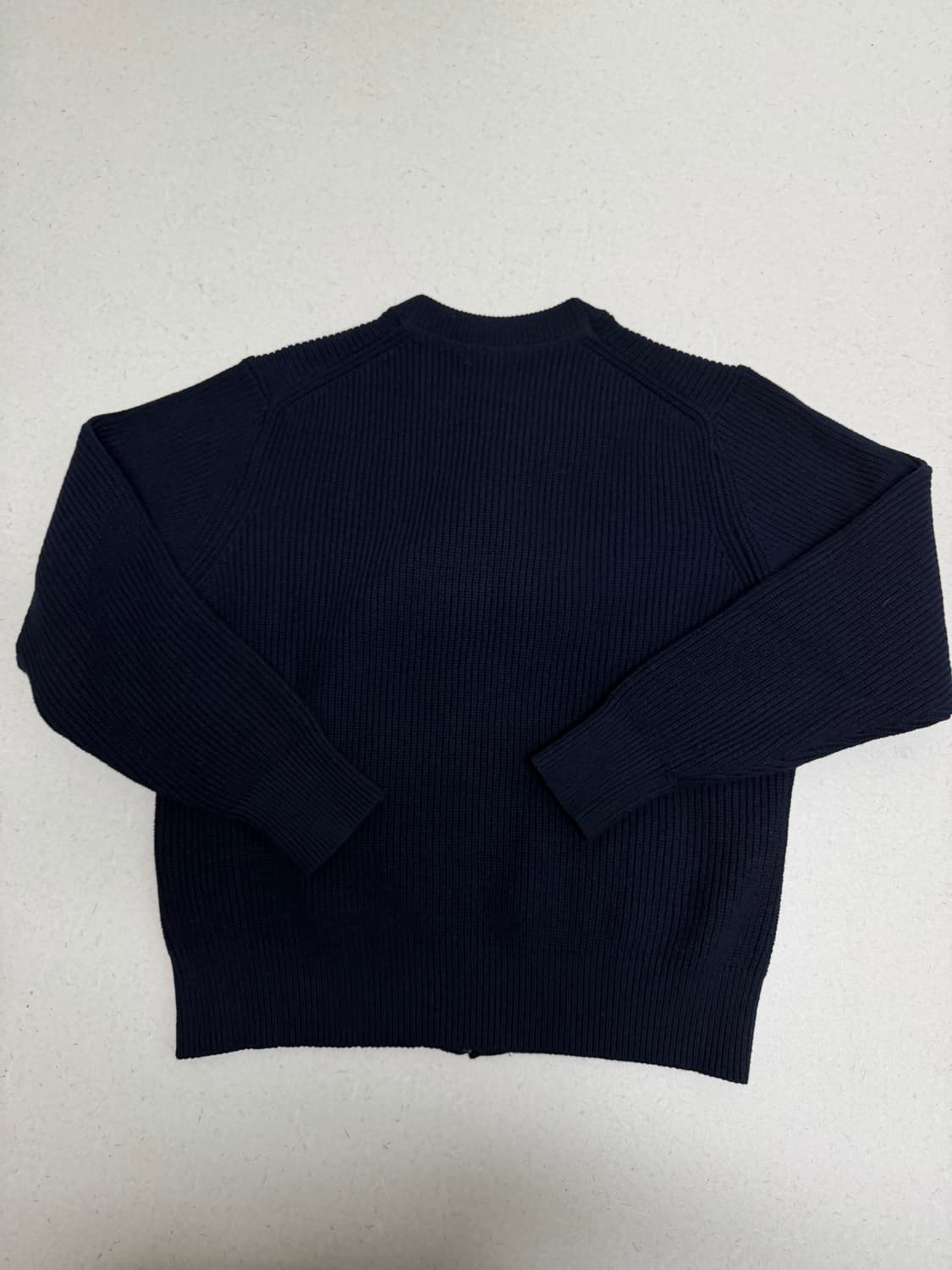 유니클로 크루넥풀집가디건 네이비 상품이미지4
