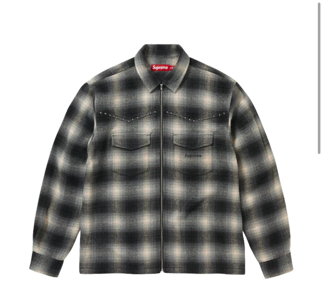 슈프림 스터드 집업 셔츠 상품이미지1