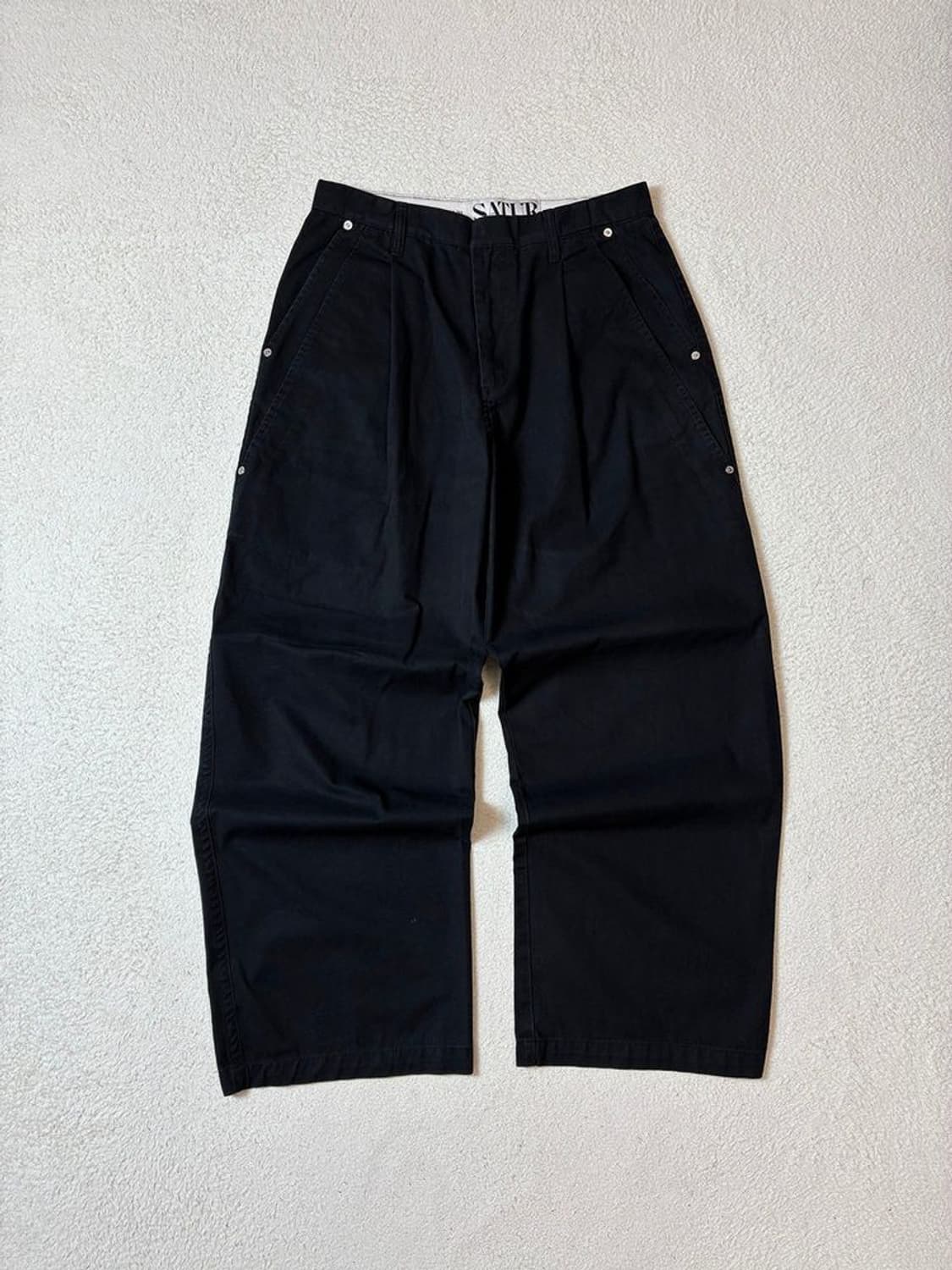 세터 SATUR 투턱 클래식 와이드 친노 팬츠 PN7243 상품이미지1