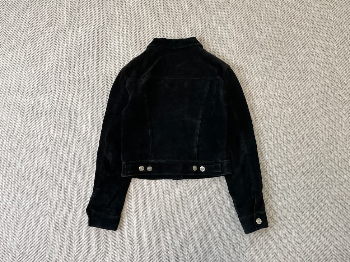 빈티지 donna 돈피 스웨이드 트러커 실버은장 자켓 J03915 상품이미지8