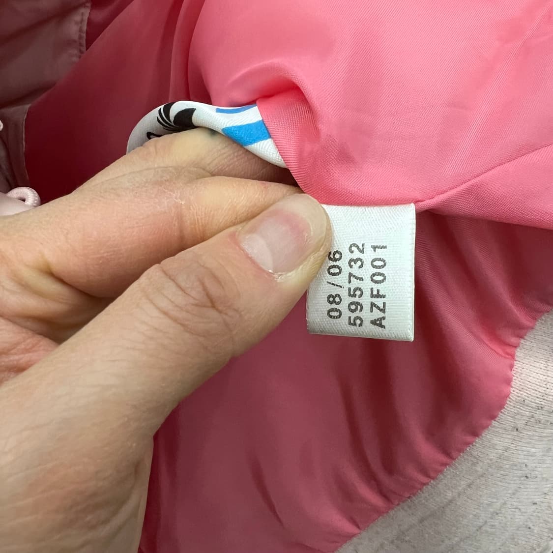 아디다스 딸기우유 후드퍼 패딩 85 상품이미지5