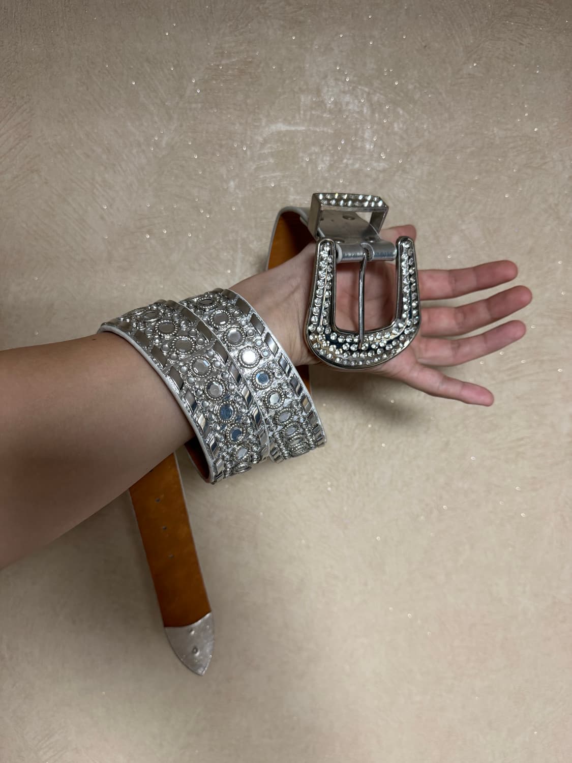 큐빅 벨트 상품이미지1