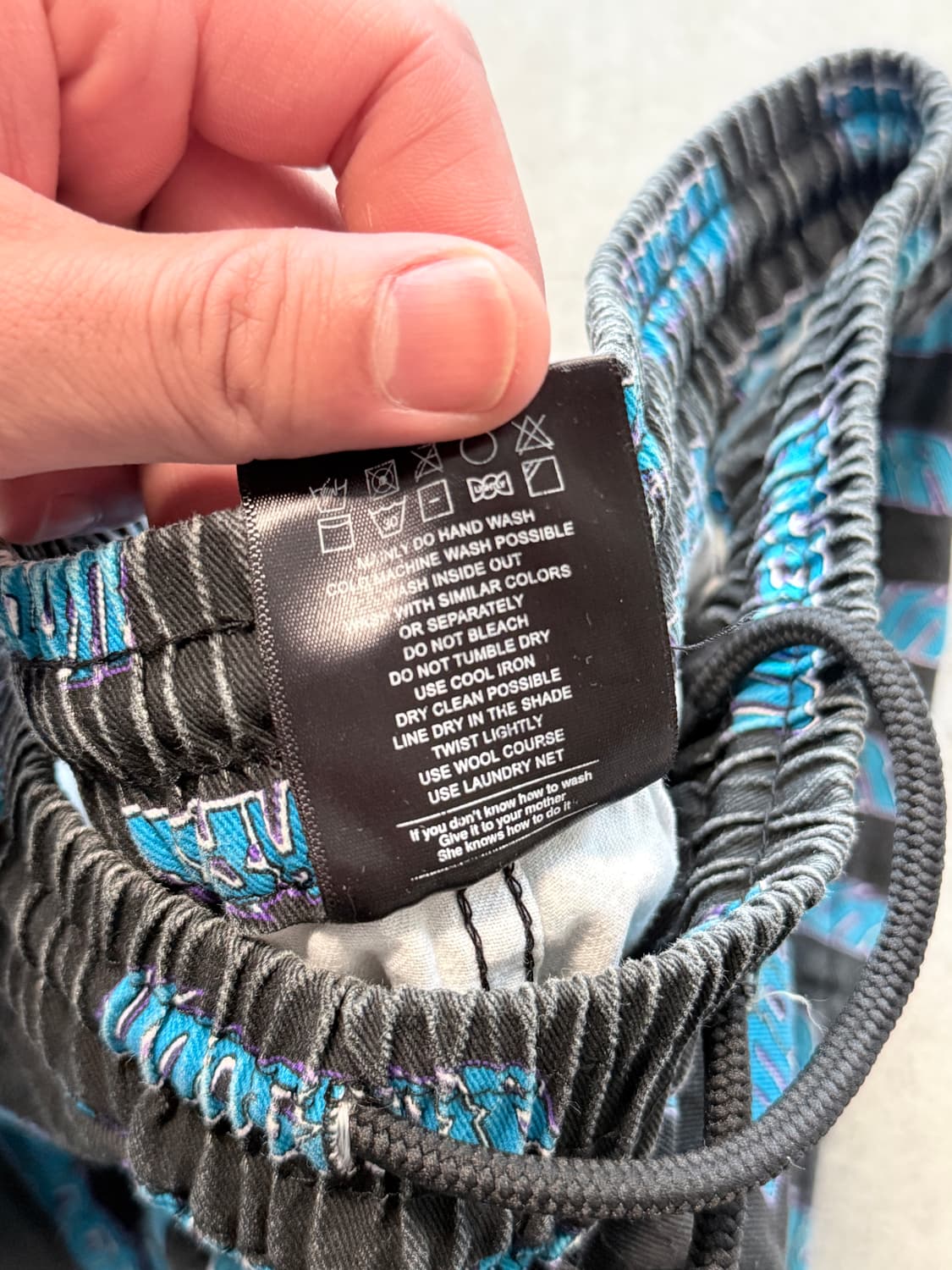 [M] 언더에어 UAG 팬츠 블랙/블루 상품이미지5