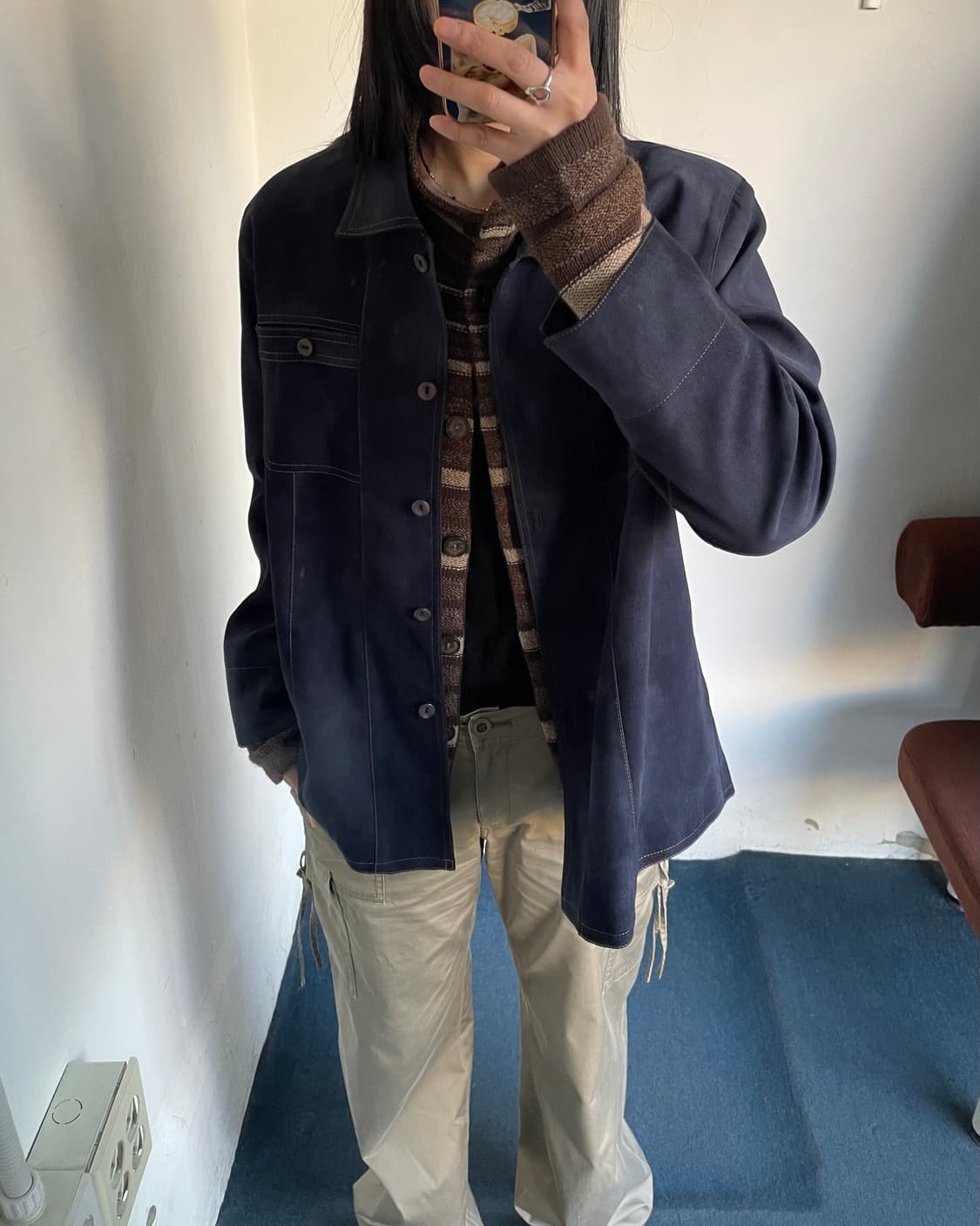 Stripe pattern cardigan 상품이미지9