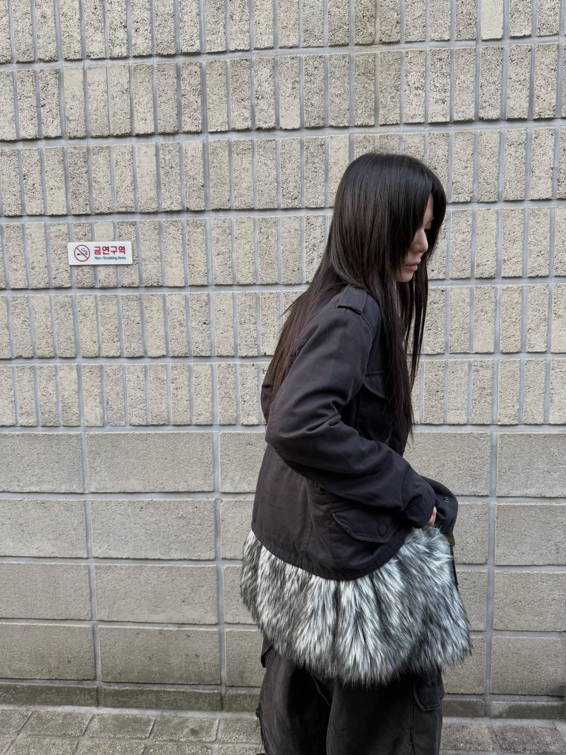 미하라 야스히로 퍼 디테일 자켓 상품이미지7