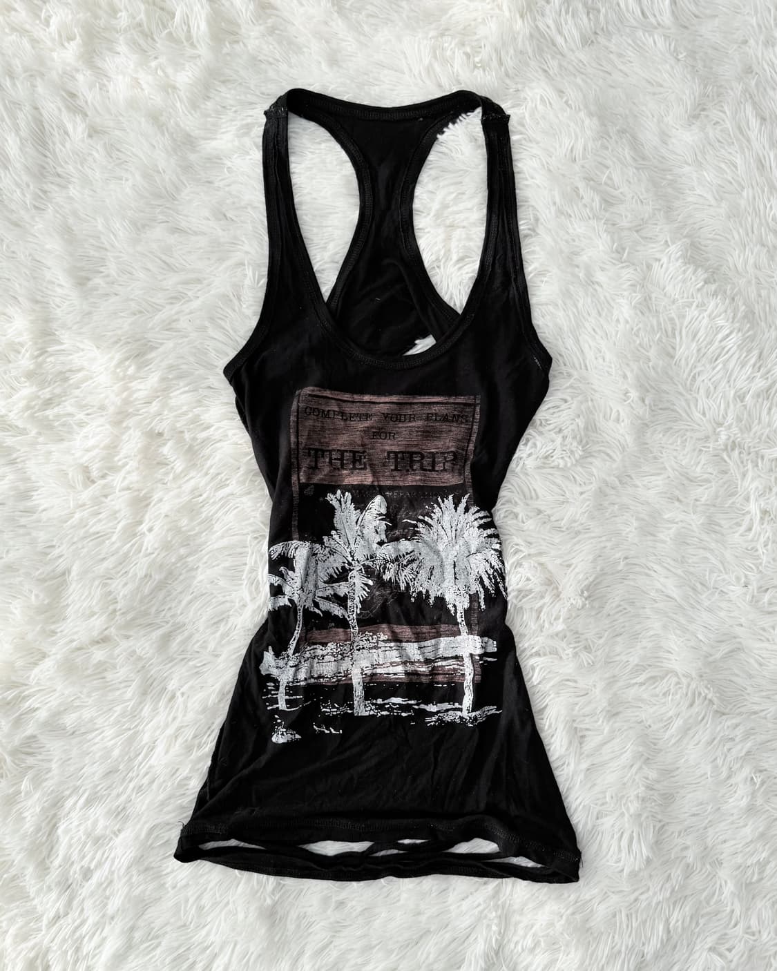 그런지 백 포인트 슬리브리스 상품이미지1