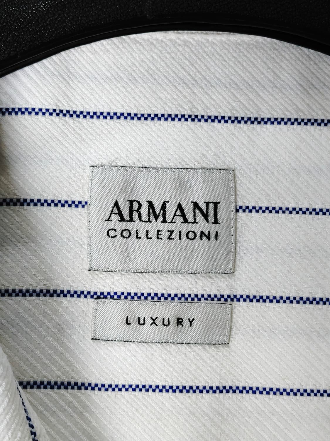 ARMANI COLLEZIONI 아르마니 꼴레지오니 스트라이프 긴팔셔츠남 상품이미지4