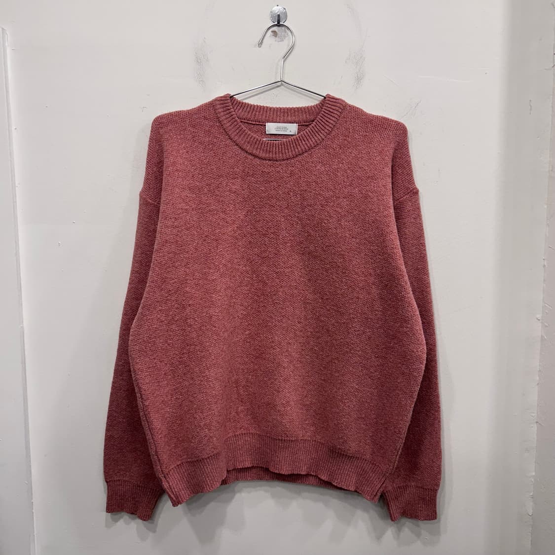 코튼 케시미어 슬림 크롭 부클 니트 상품이미지2